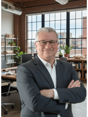 Sascha Wald im Büro