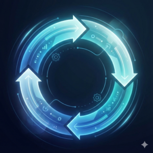 Zirkulation als Schaubild der ständigen Veränderung und Verbesserung.