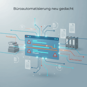 Headerbild für den Blogartikel über KI‑gestützte Büroautomatisierung